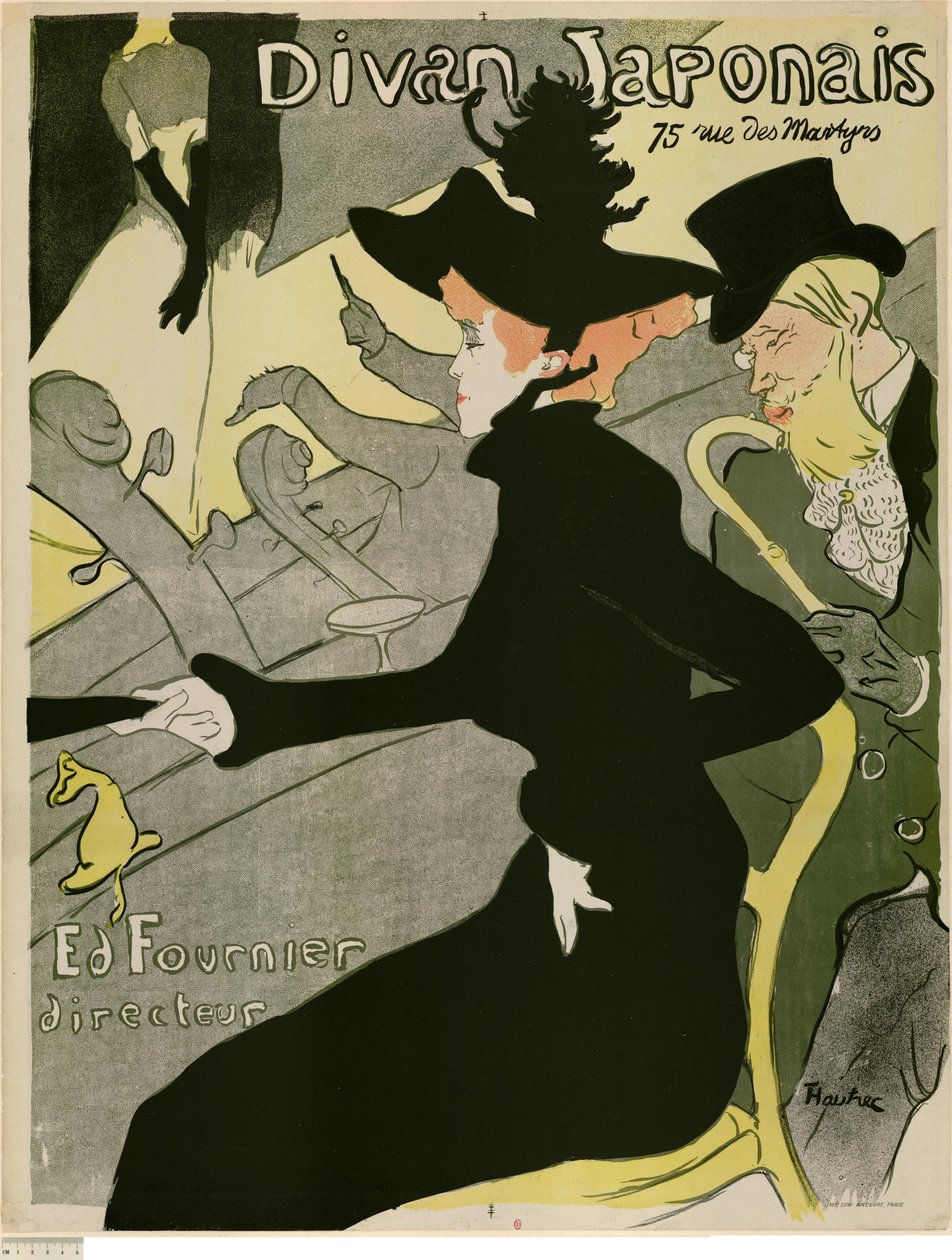 Le Divan Japonais tekijältä Henri de Toulouse-Lautrec
