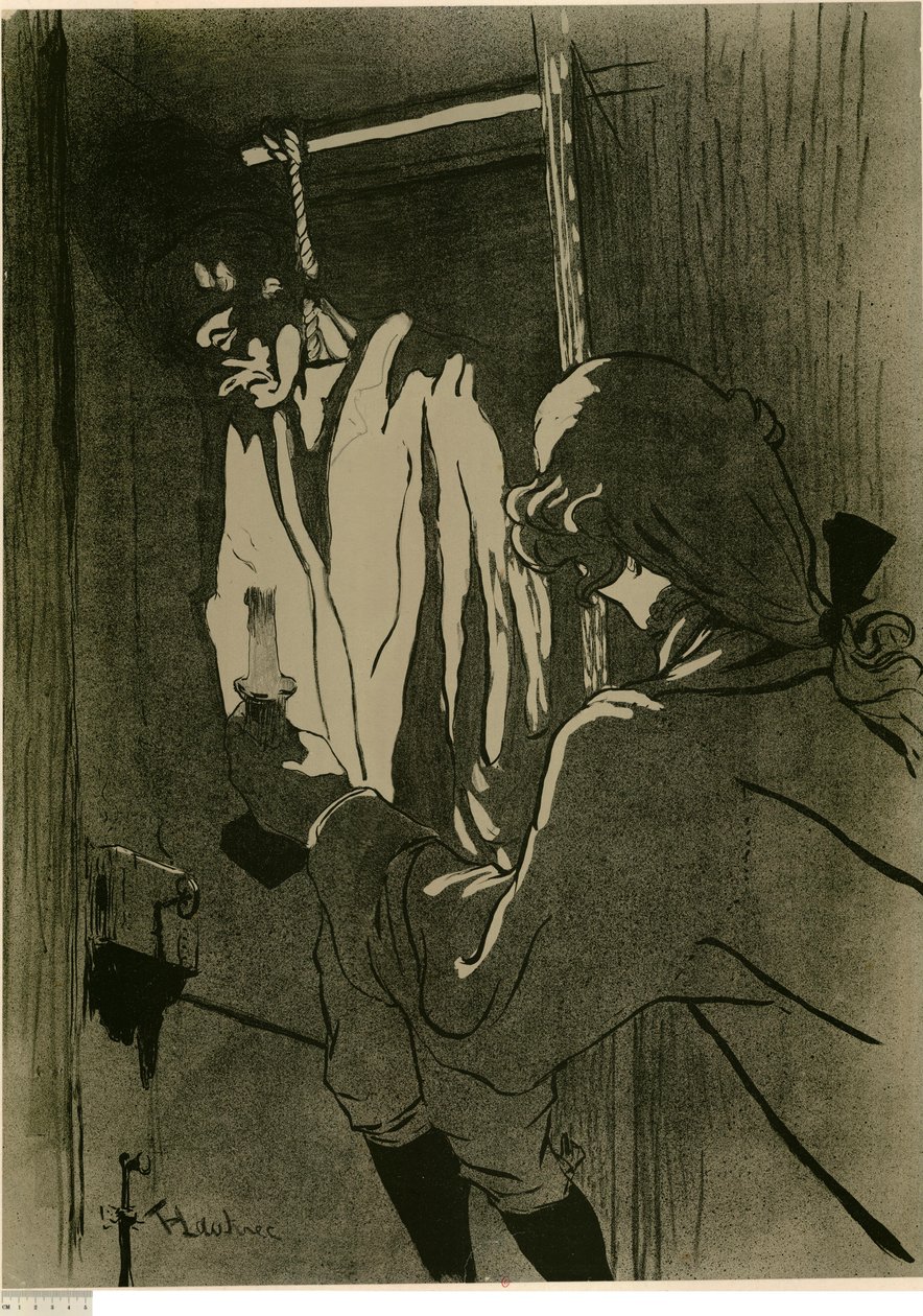 [Hirttäjä (1. kuva)] tekijältä Henri de Toulouse-Lautrec