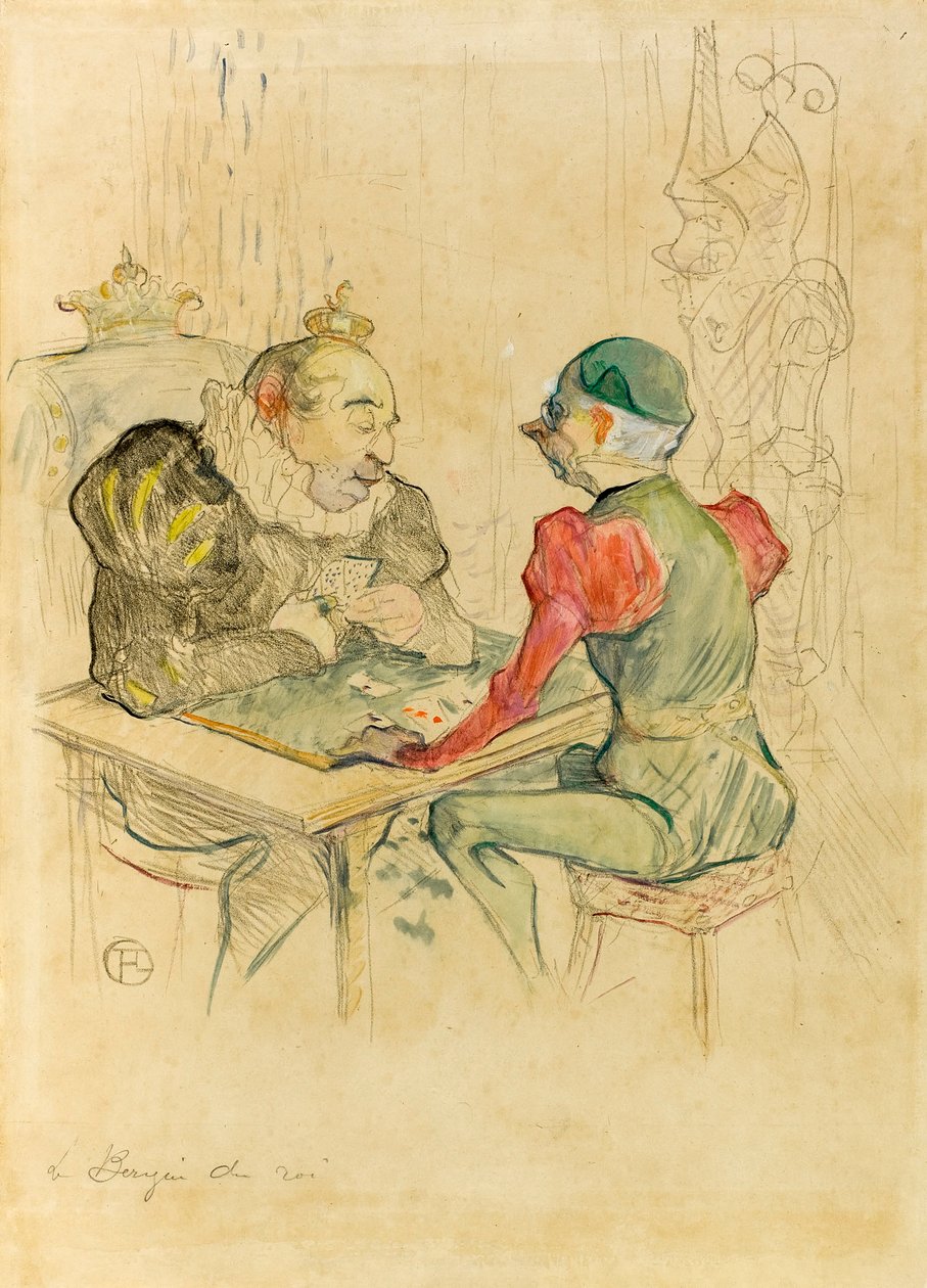 Bezigue tekijältä Henri de Toulouse-Lautrec