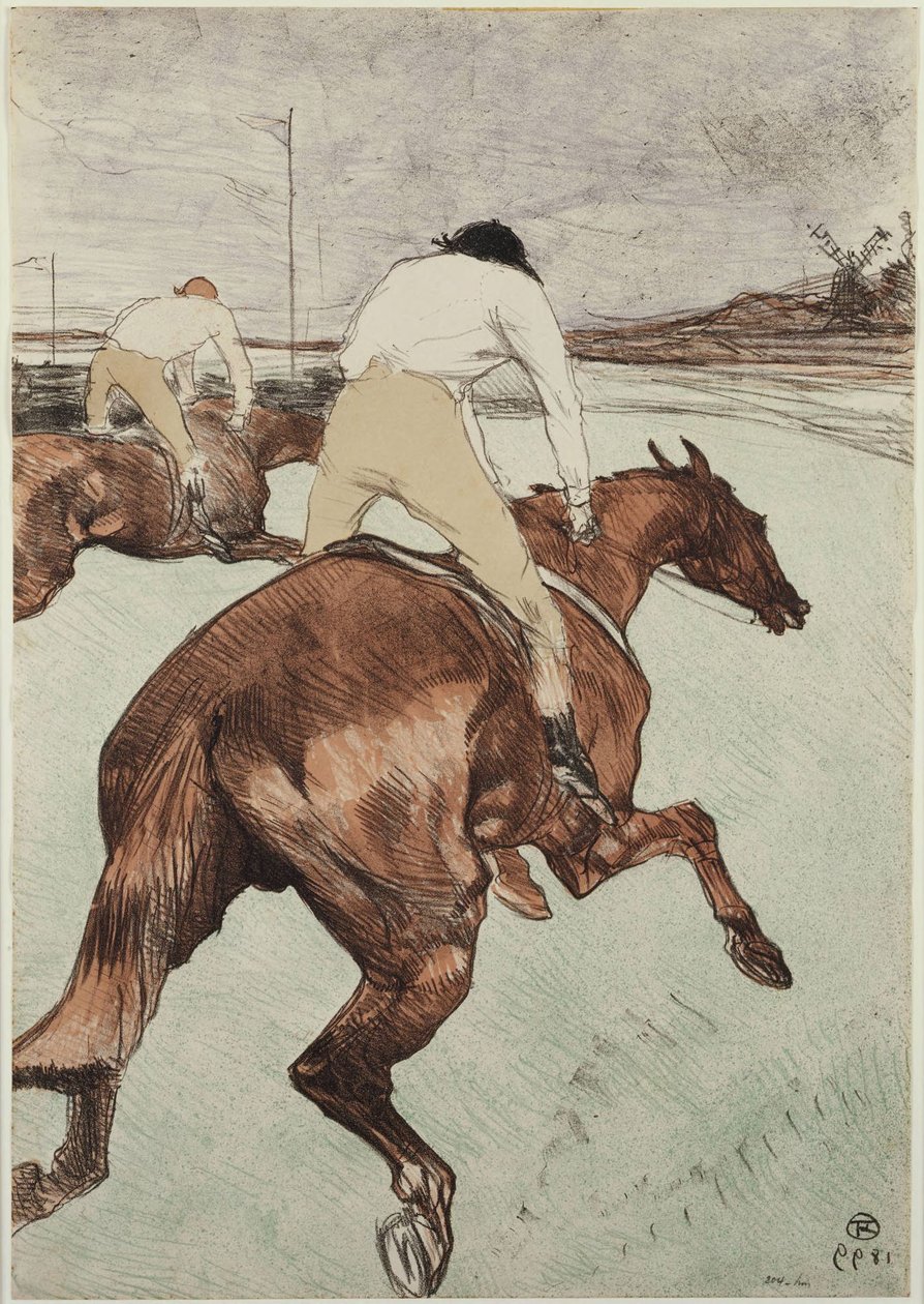 Le jockey (Jockey) tekijältä Henri de Toulouse-Lautrec