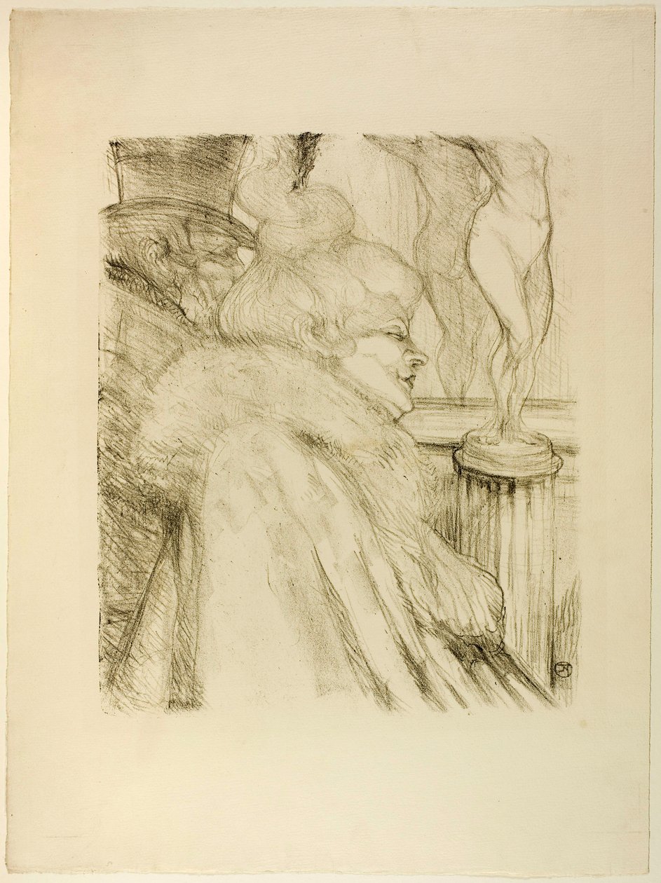 Teatterista poistuminen tekijältä Henri de Toulouse-Lautrec