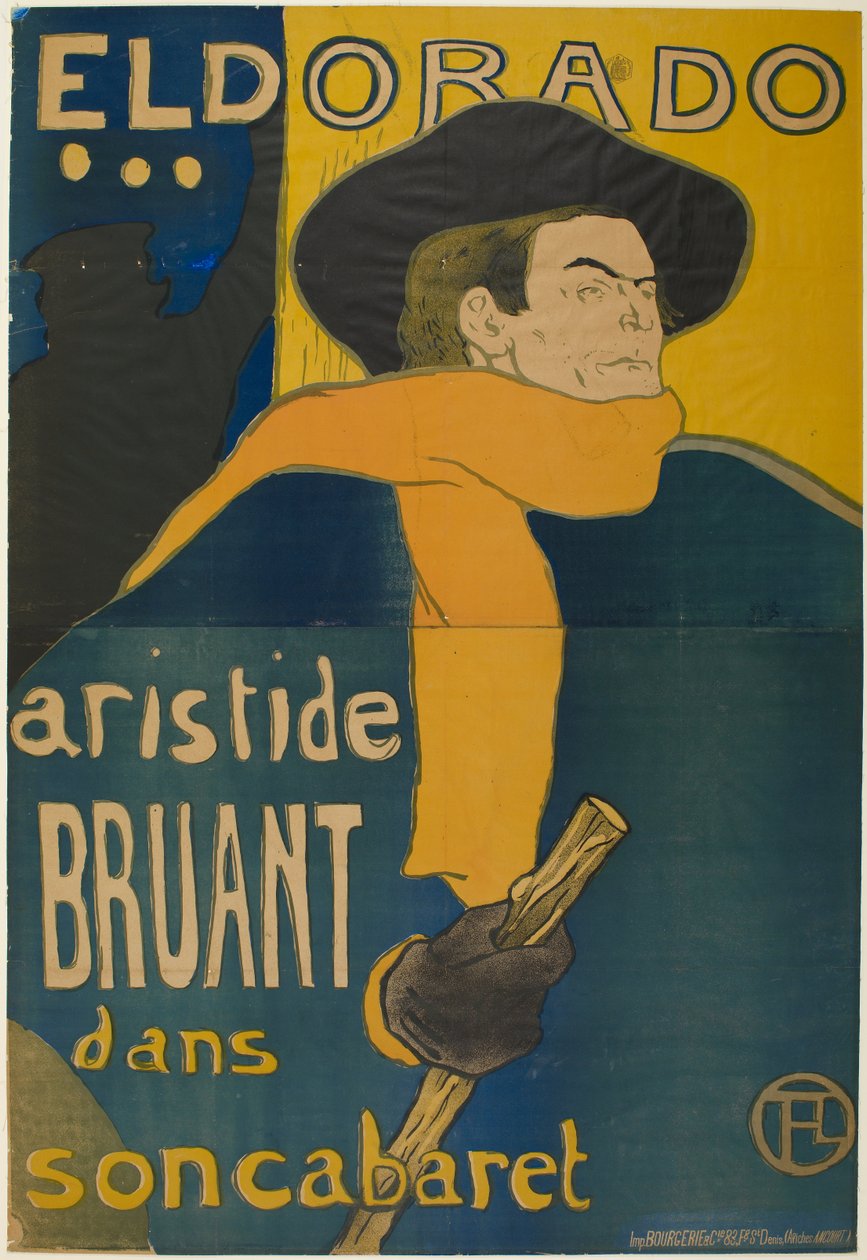 Les Ambassadeurs: Aristide Bruant tekijältä Henri de Toulouse-Lautrec