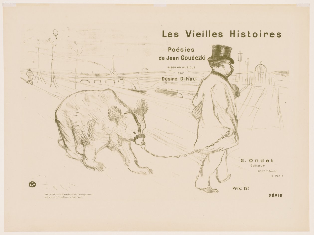 Vanhat tarinat: Kansi - Etupuoli tekijältä Henri de Toulouse-Lautrec