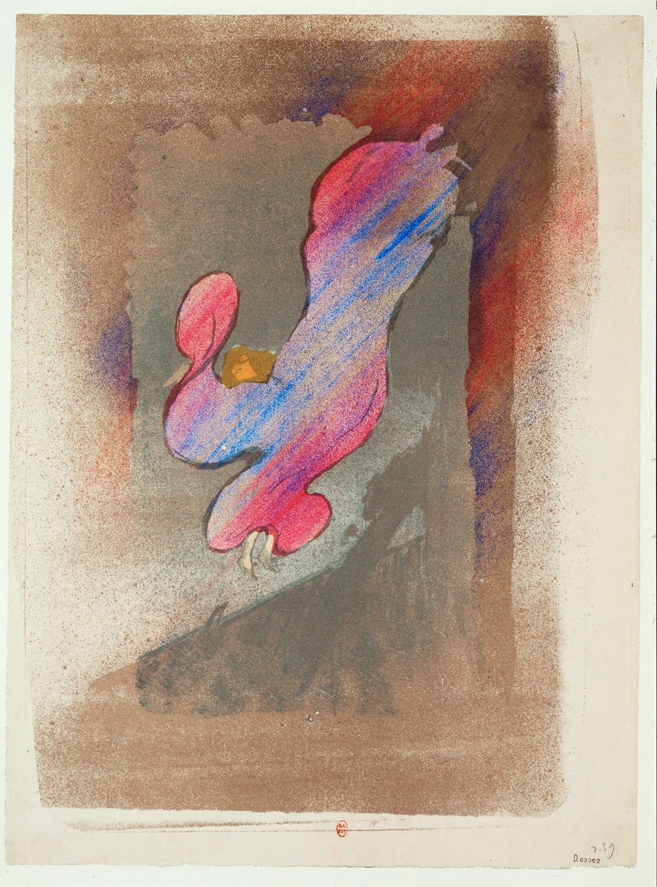 Loie Fuller tekijältä Henri de Toulouse-Lautrec