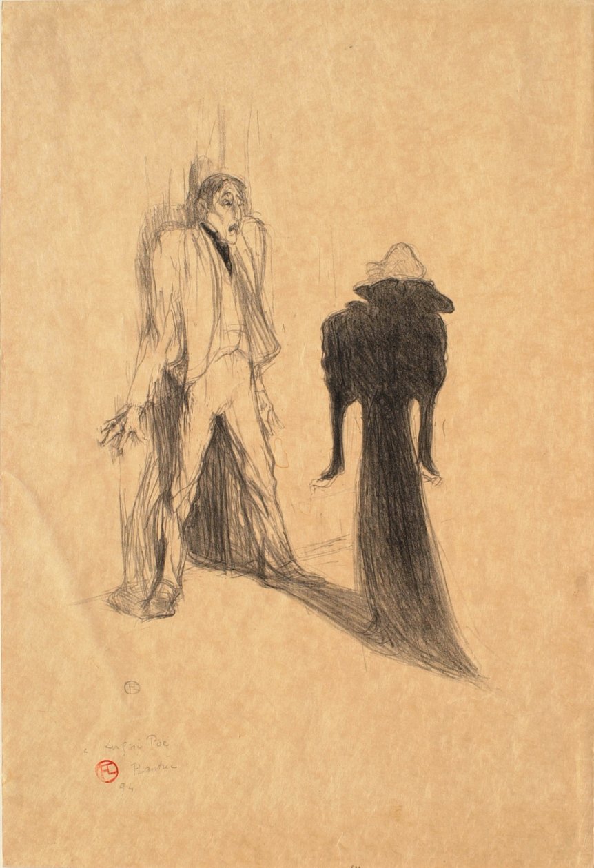 Lugné Poë teoksessa "Kuva" tekijältä Henri de Toulouse-Lautrec