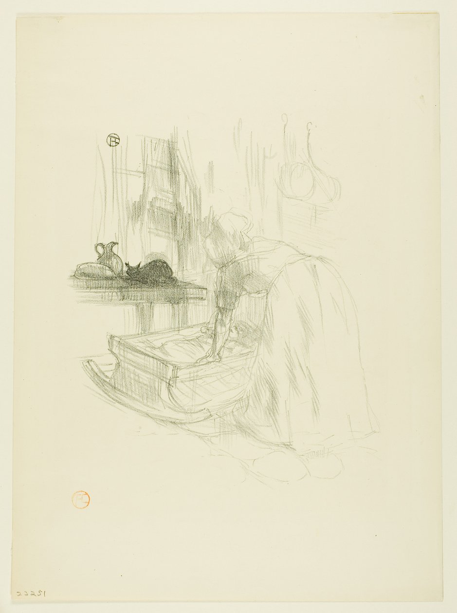 Kehtolaulu Désiré Dihaun Melodioista tekijältä Henri de Toulouse-Lautrec