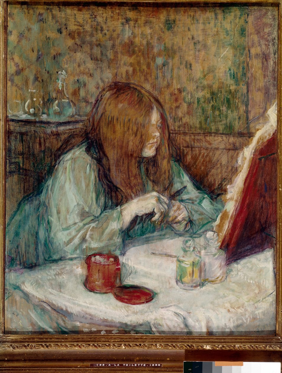 Madame Poupoule wc:ssä tekijältä Henri de Toulouse Lautrec