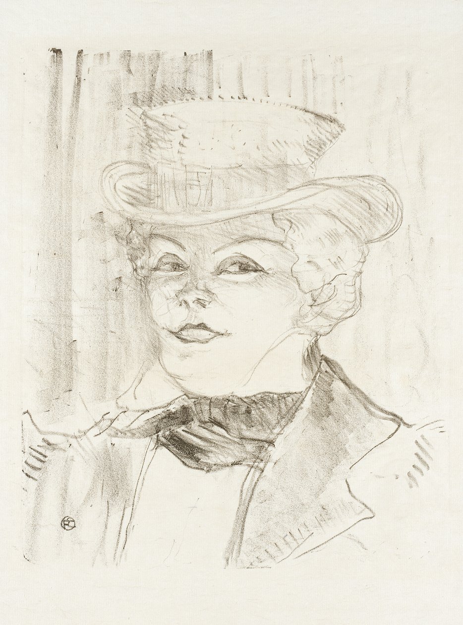 Rouva Réjane tekijältä Henri de Toulouse-Lautrec