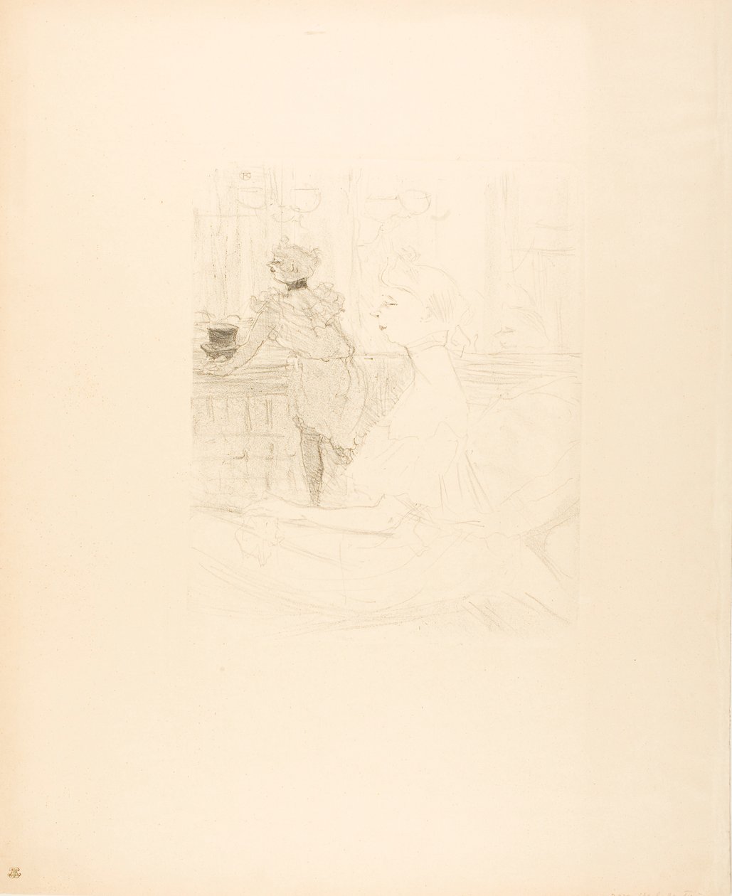 Neiti Leconte tekijältä Henri de Toulouse-Lautrec