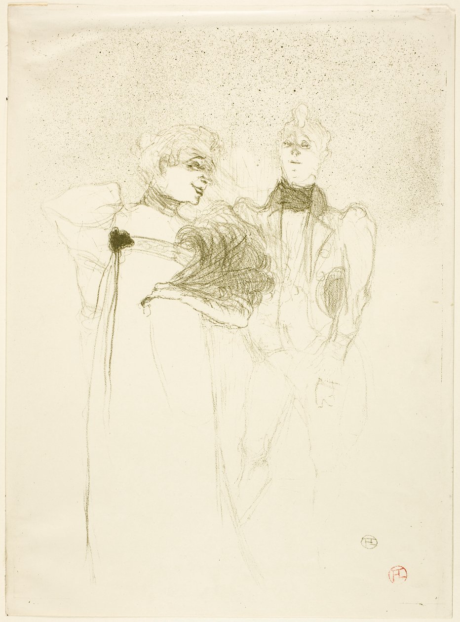 Mademoiselle Lender, rouva Saatana tekijältä Henri de Toulouse-Lautrec