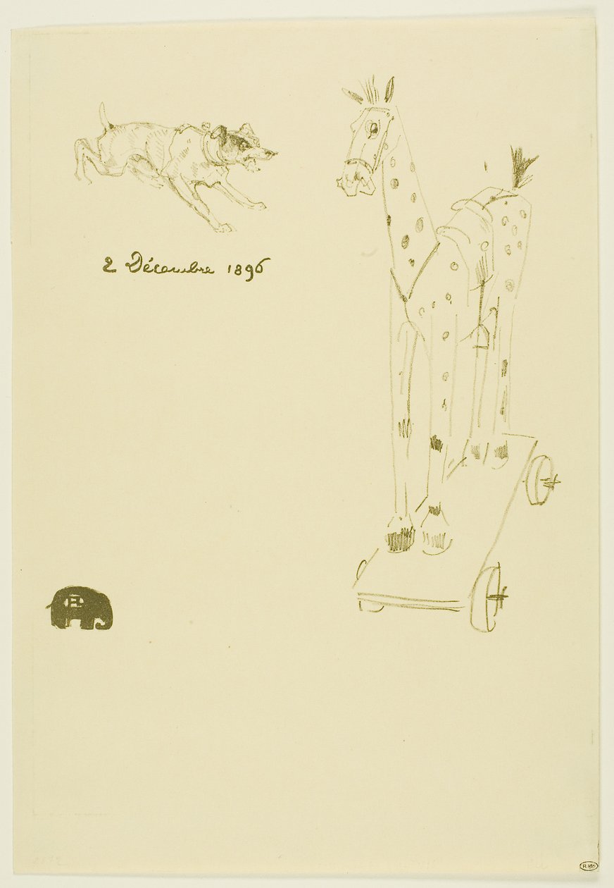 Menu Sylvain tekijältä Henri de Toulouse-Lautrec