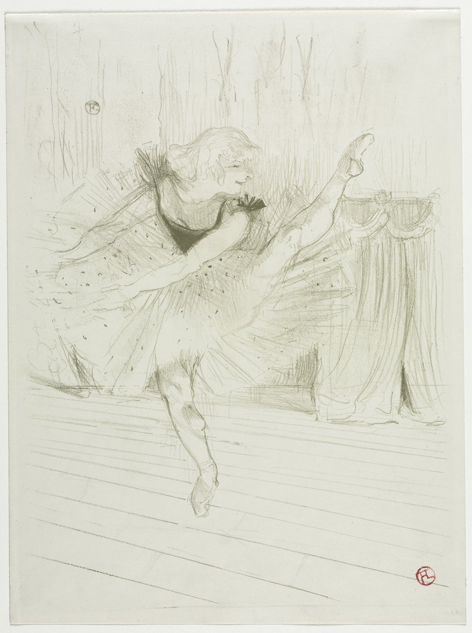 Neiti Ida Heath, englantilainen tanssija tekijältä Henri de Toulouse-Lautrec