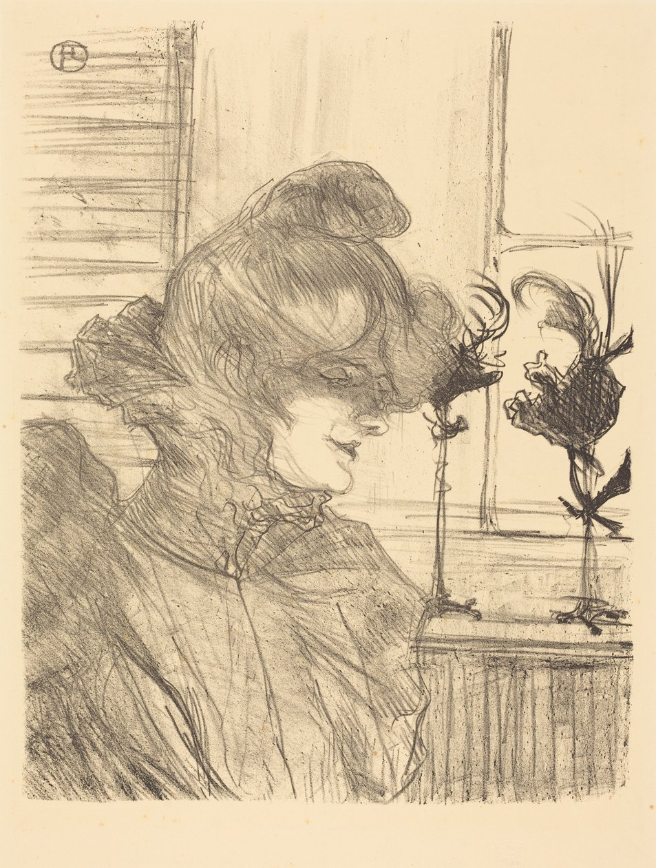 Rouva Le Marguoin, modisti tekijältä Henri de Toulouse-Lautrec