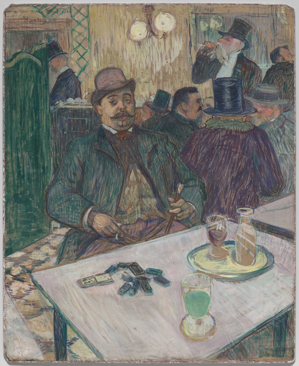 Monsieur Boileau kahvilassa tekijältä Henri de Toulouse-Lautrec