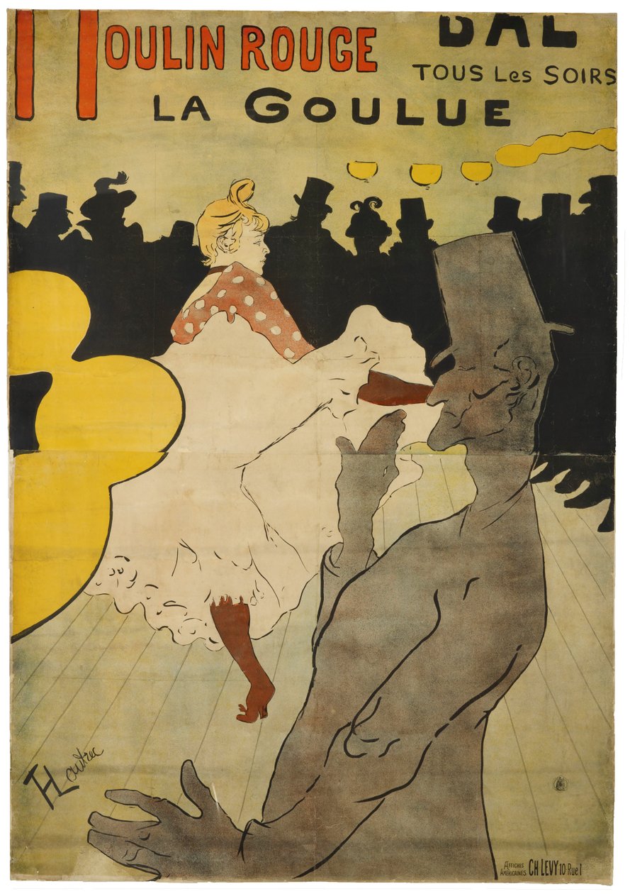 Moulin Rouge - La Goulue tekijältä Henri de Toulouse-Lautrec