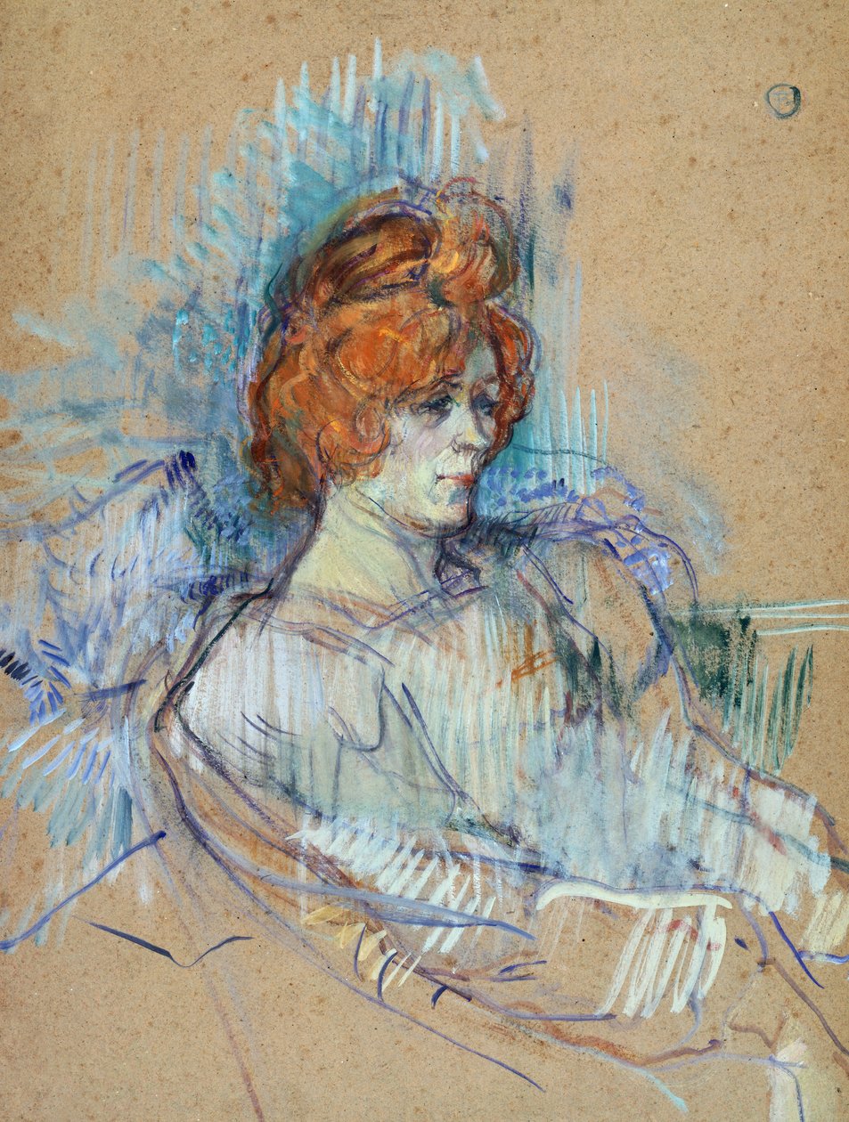 Lavalla, Henri de Toulouse-Lautrec (1864-1901) tekijältä Henri de Toulouse Lautrec