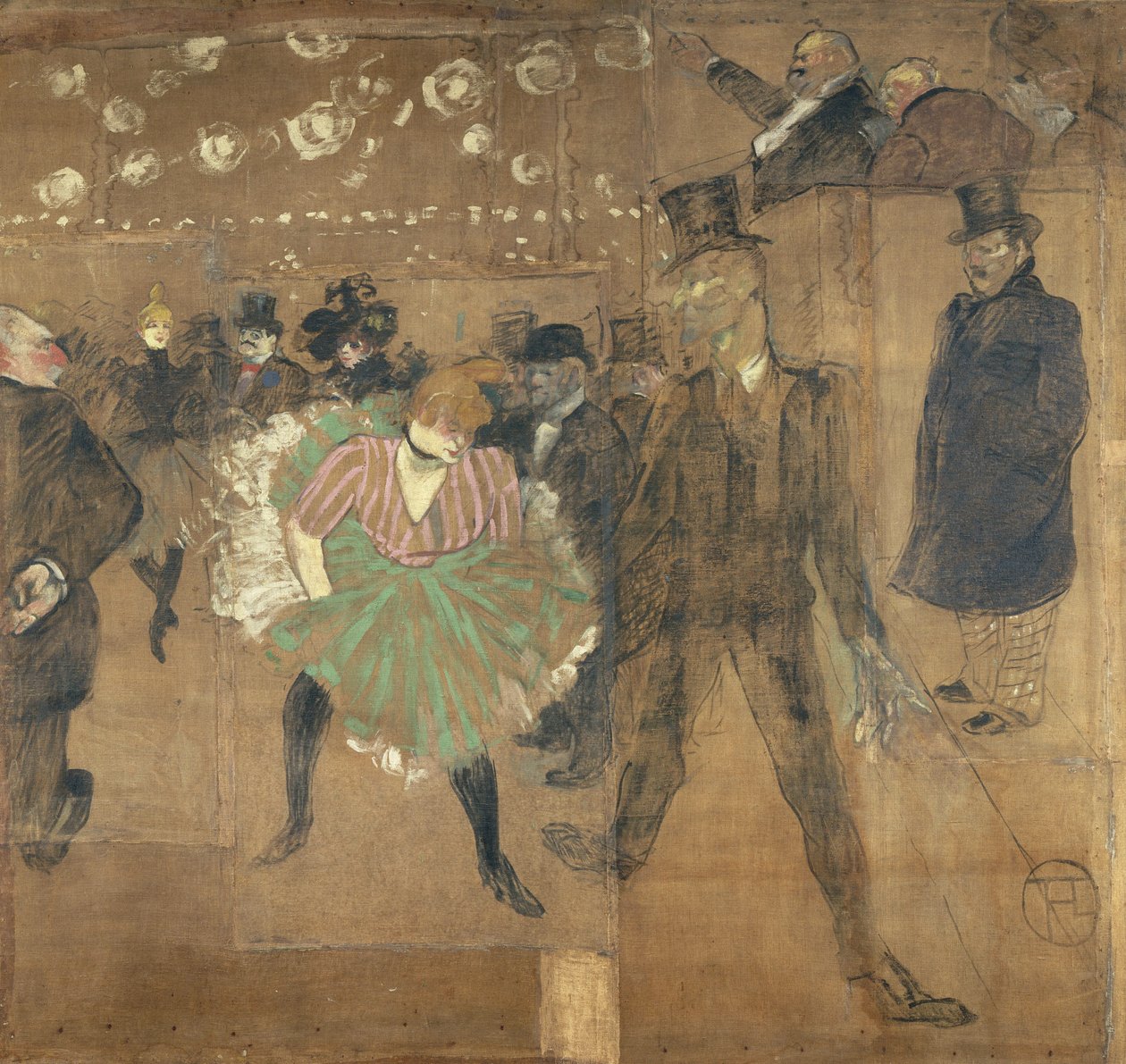 Paneelit Goulue-barakkaa varten Foire du Trône -tapahtumassa Pariisissa. tekijältä Henri de Toulouse-Lautrec