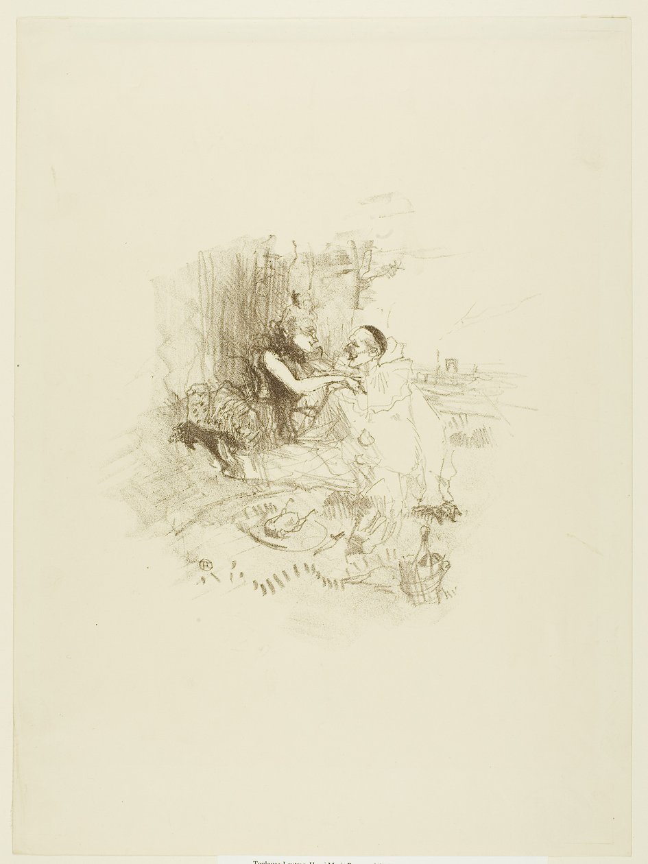 Piknikki tekijältä Henri de Toulouse-Lautrec