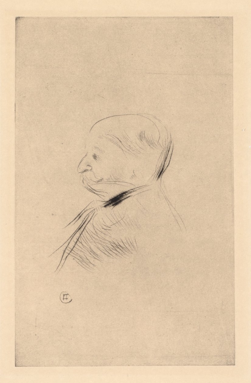 Miehen muotokuva tekijältä Henri de Toulouse-Lautrec