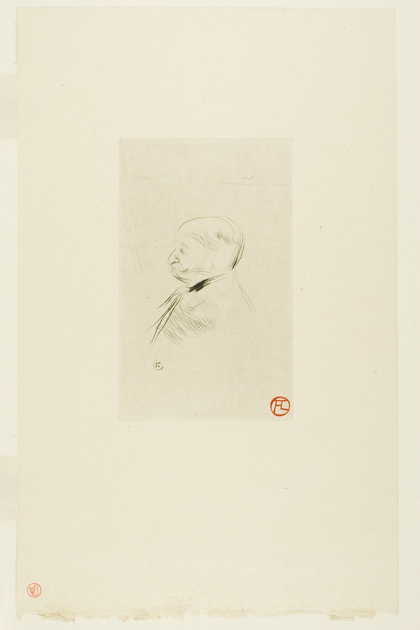 Miehen muotokuva tekijältä Henri de Toulouse-Lautrec
