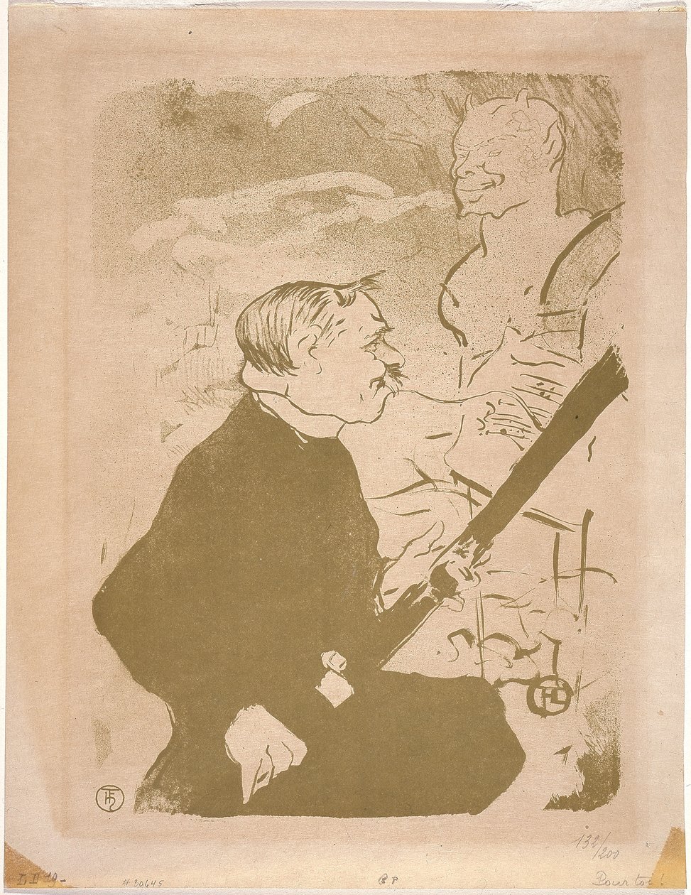Despeje a labuta! (For You) 1893 (litografia) finlandesa tekijältä Henri de Toulouse Lautrec