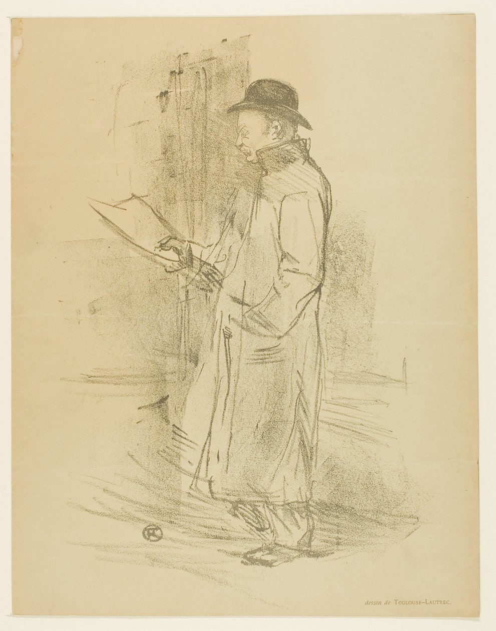 Ohjelma Gémier Benefitille tekijältä Henri de Toulouse-Lautrec