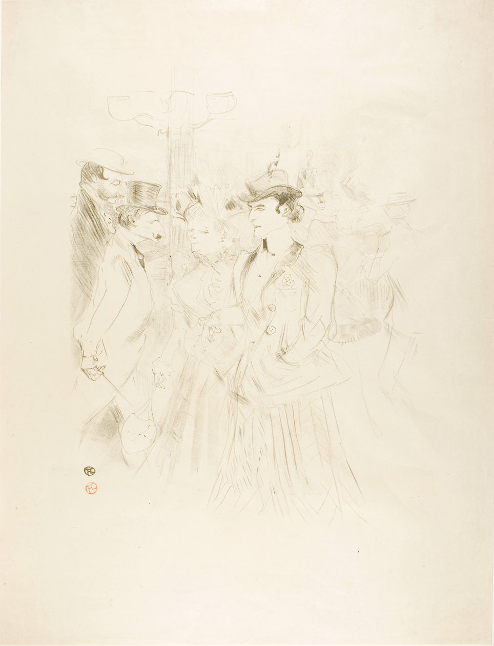 Promenade tekijältä Henri de Toulouse-Lautrec