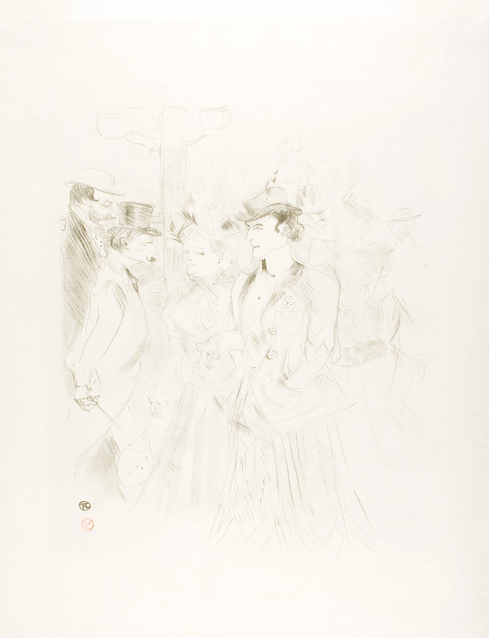 Promenade tekijältä Henri de Toulouse-Lautrec