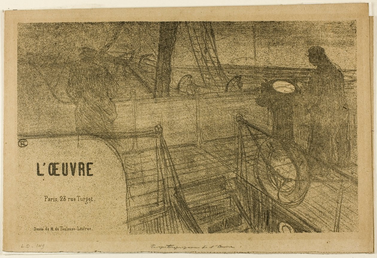 Esite-työohjelma tekijältä Henri de Toulouse-Lautrec