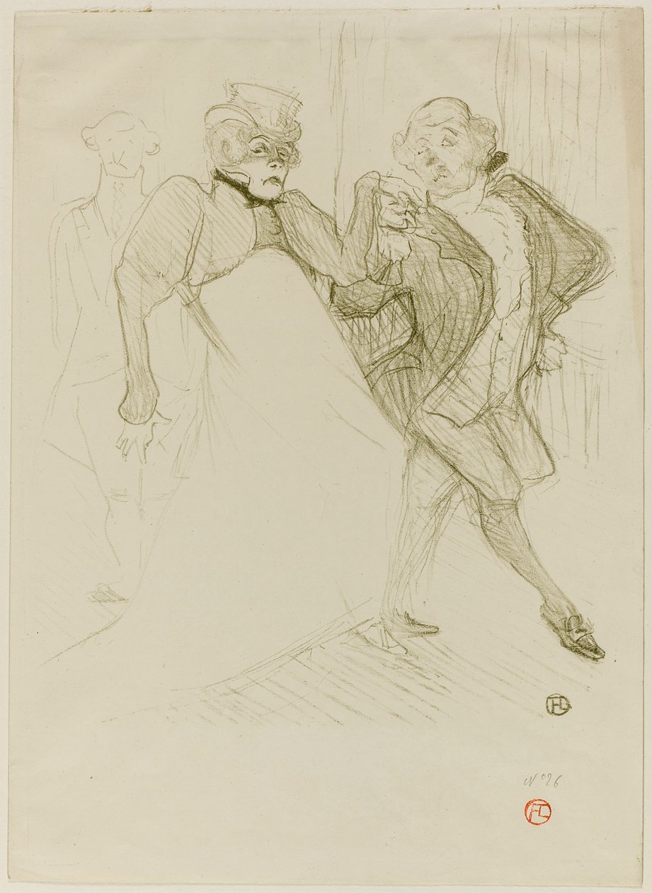 Réjane ja Galipaux, Madame Sans-Gênessa tekijältä Henri de Toulouse-Lautrec
