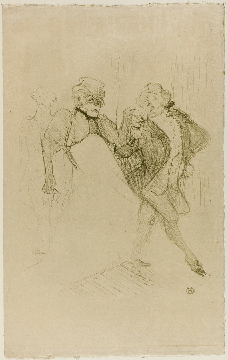 Réjane ja Galipaux, Madame Sans-Gênessa tekijältä Henri de Toulouse-Lautrec