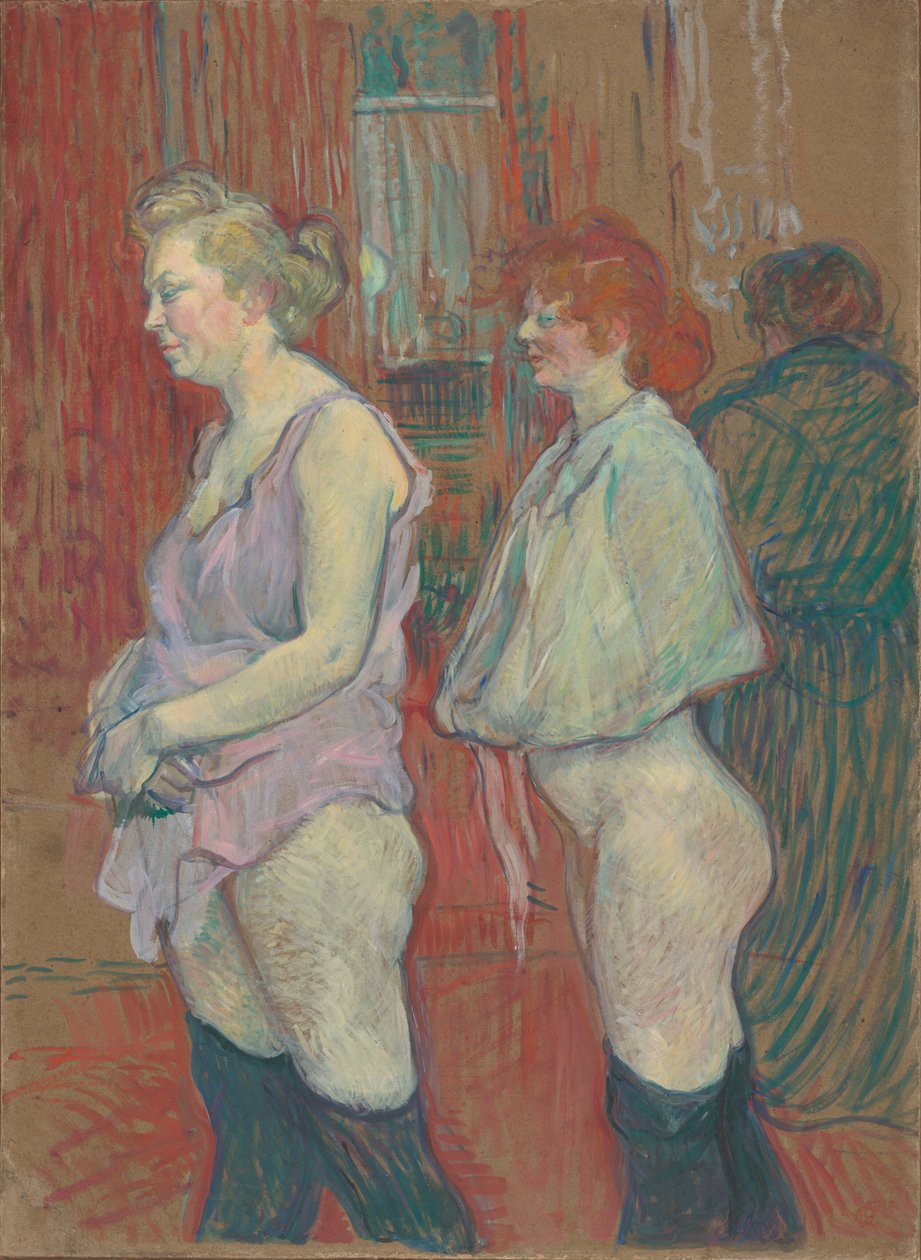 Rue des Moulins, 1894 tekijältä Henri de Toulouse-Lautrec