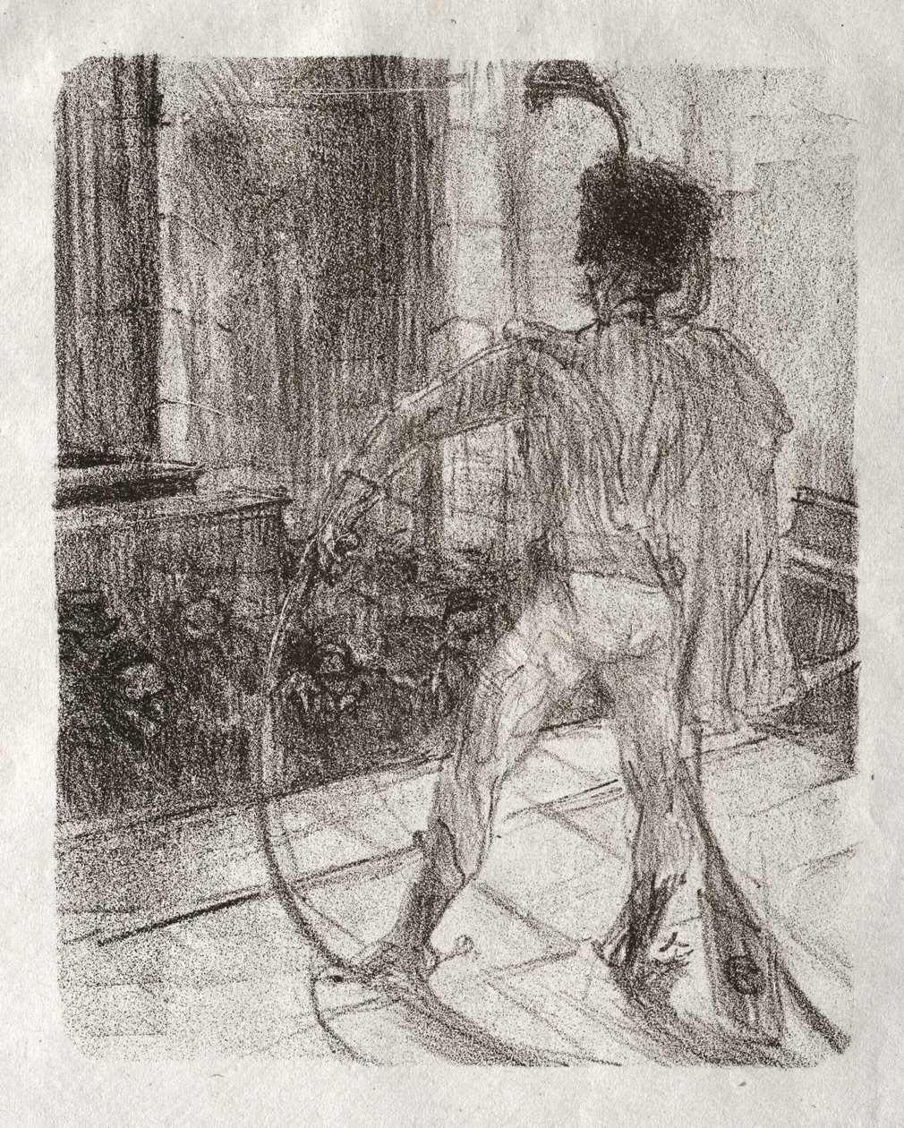 Siinain juurella: Schlomé Fuss synagogassa tekijältä Henri de Toulouse-Lautrec