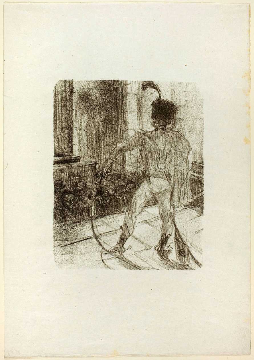 Schlomé Fuss synagogassa, Au Pied du Sinaïsta tekijältä Henri de Toulouse-Lautrec