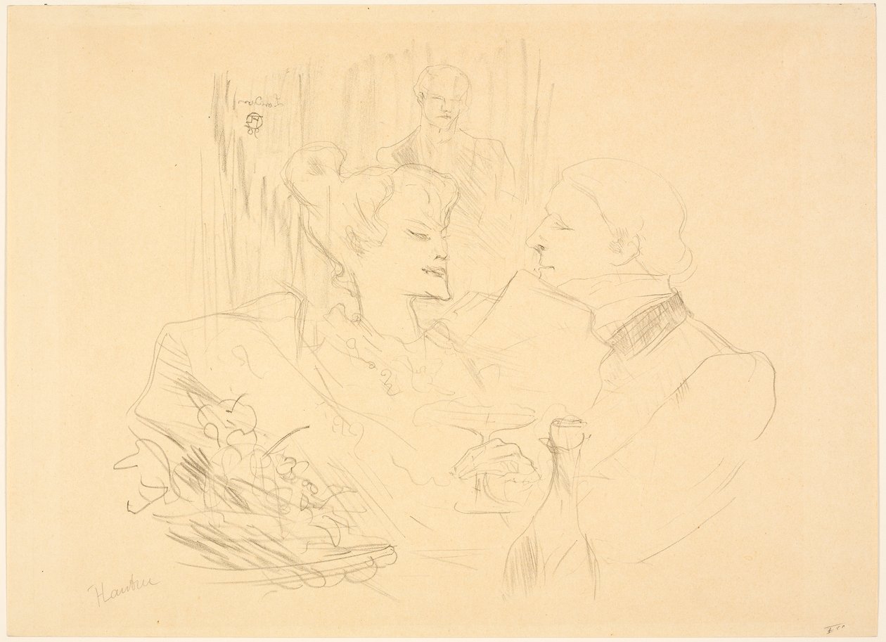 Illallinen Lontoossa tekijältä Henri de Toulouse-Lautrec