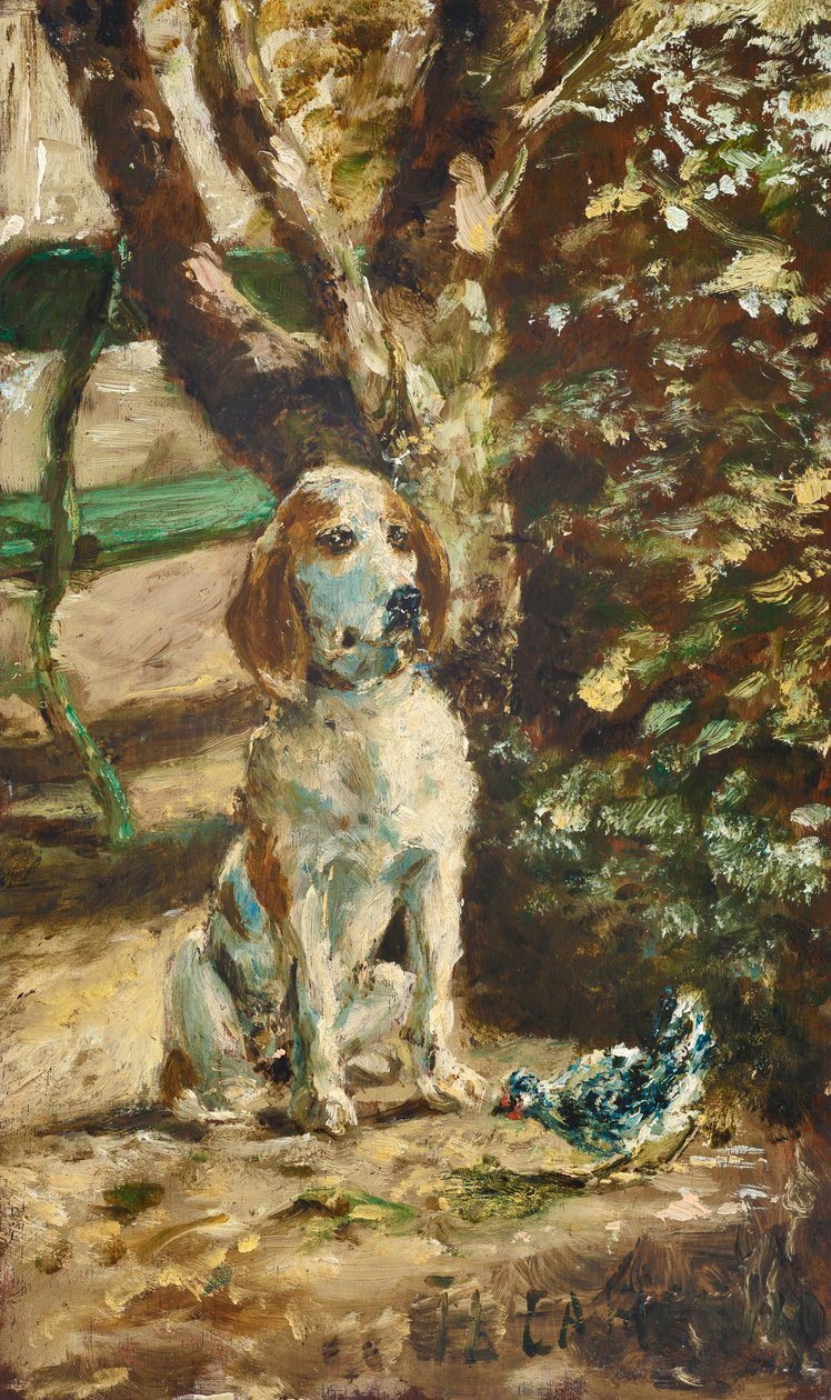 Taiteilijan koira Flèche tekijältä Henri de Toulouse-Lautrec