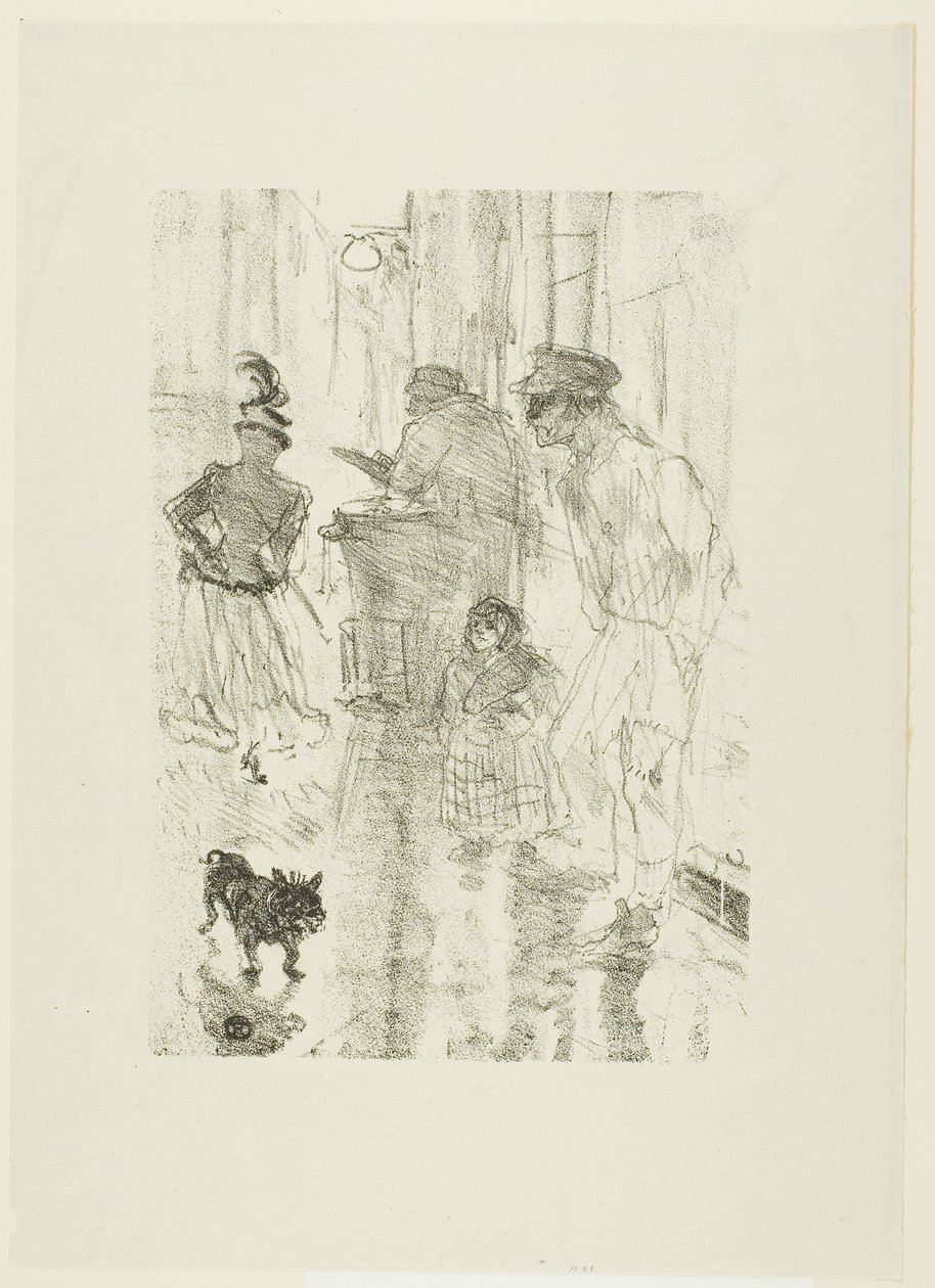 Kastanjan myyjä tekijältä Henri de Toulouse-Lautrec