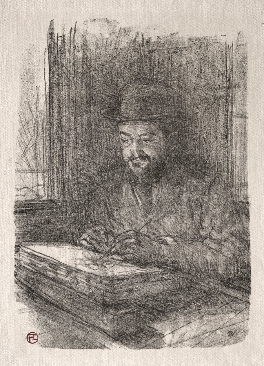 Hyvä litografi tekijältä Henri de Toulouse-Lautrec