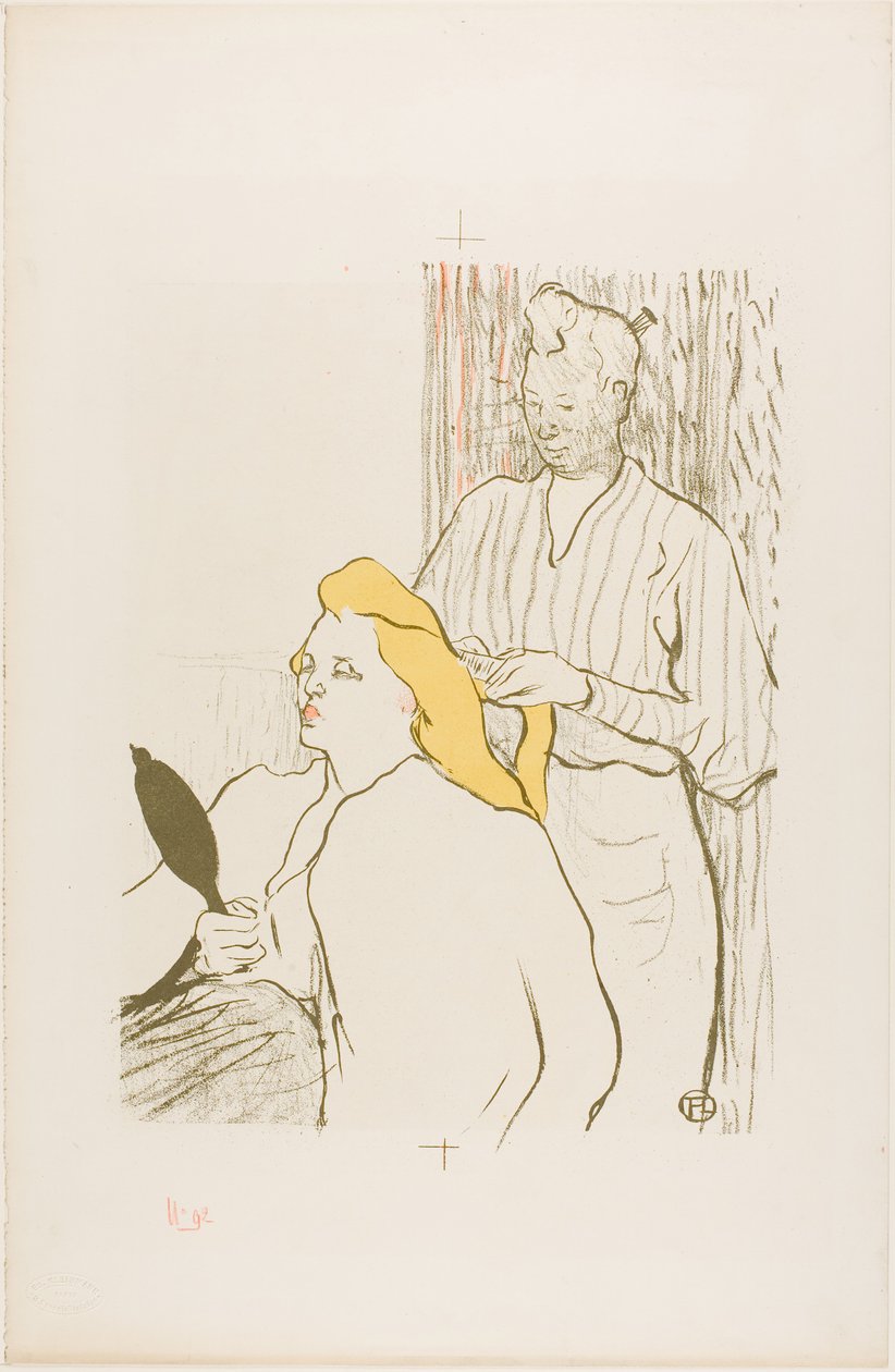 Kampaaja, ohjelma Théâtre Librelle tekijältä Henri de Toulouse-Lautrec