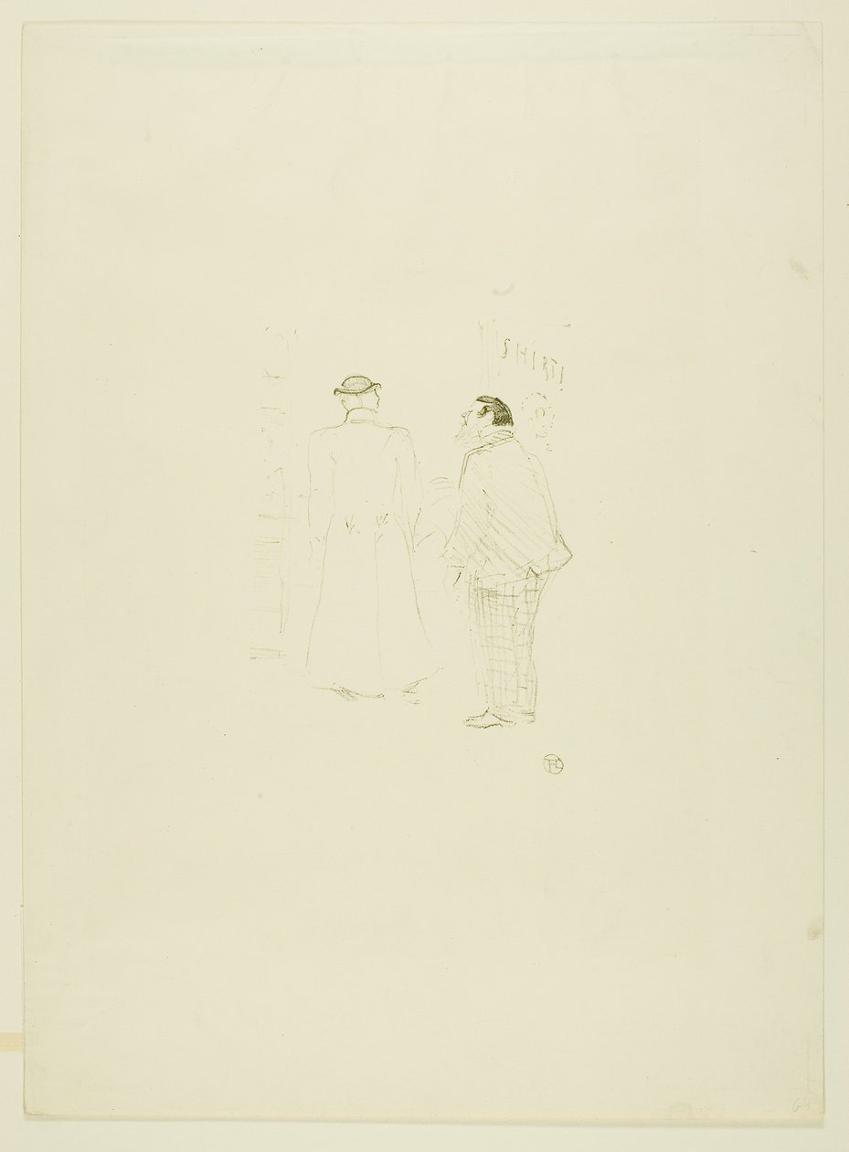 Jourdan and Brownin päämyyntimies tekijältä Henri de Toulouse-Lautrec