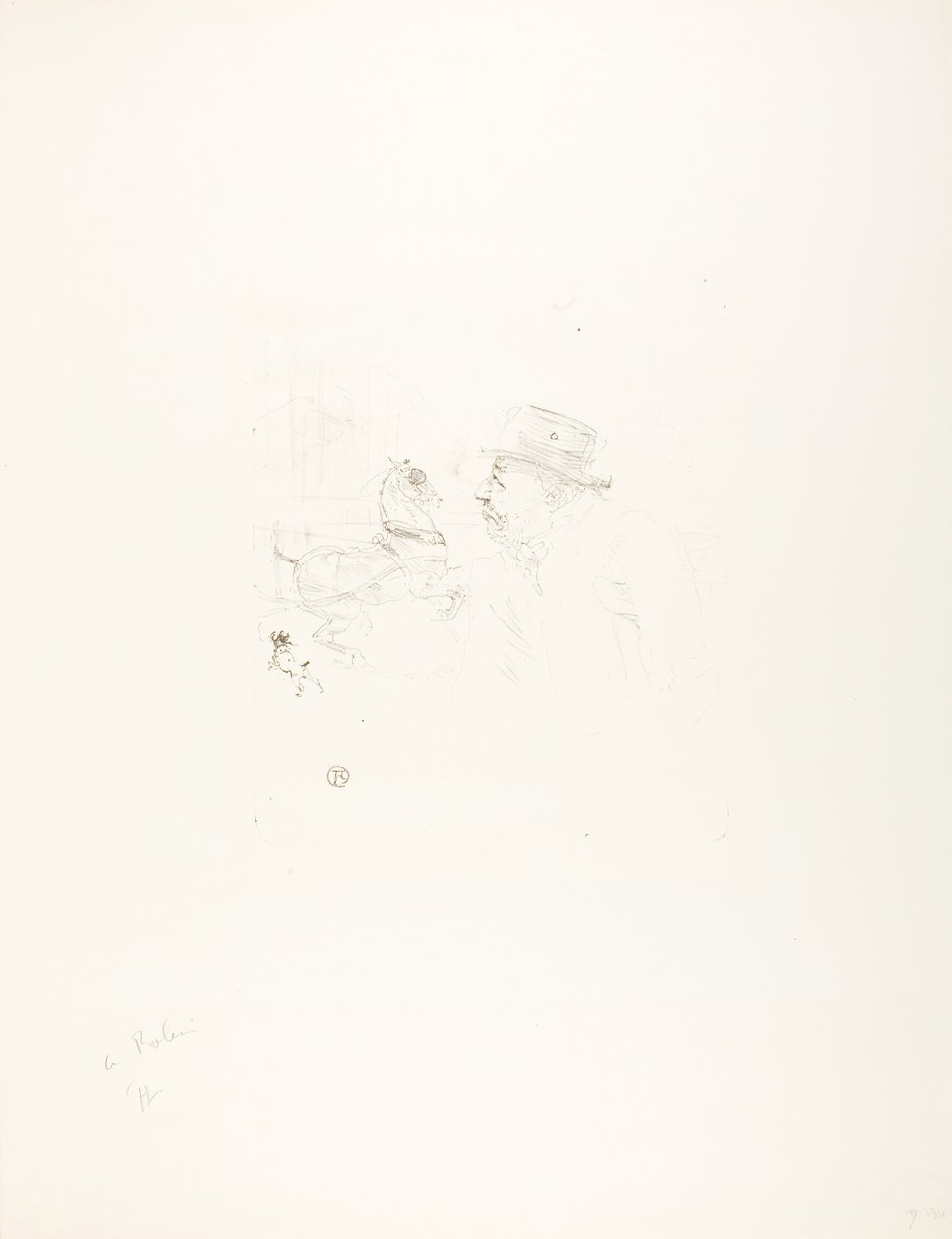Hevosharrastaja tekijältä Henri de Toulouse-Lautrec
