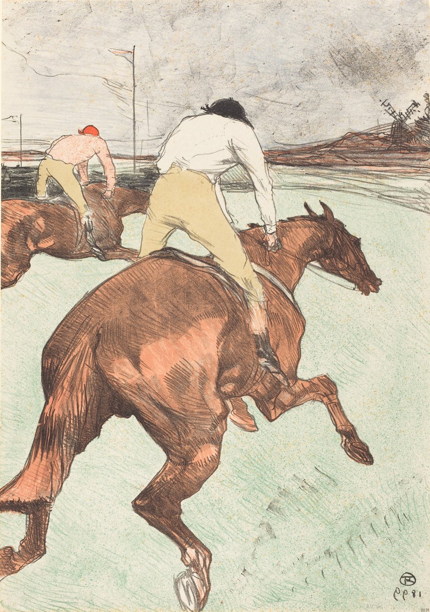 Jockey (Le jockey) tekijältä Henri de Toulouse-Lautrec