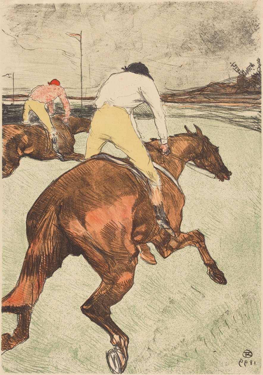 Jockey tekijältä Henri de Toulouse-Lautrec