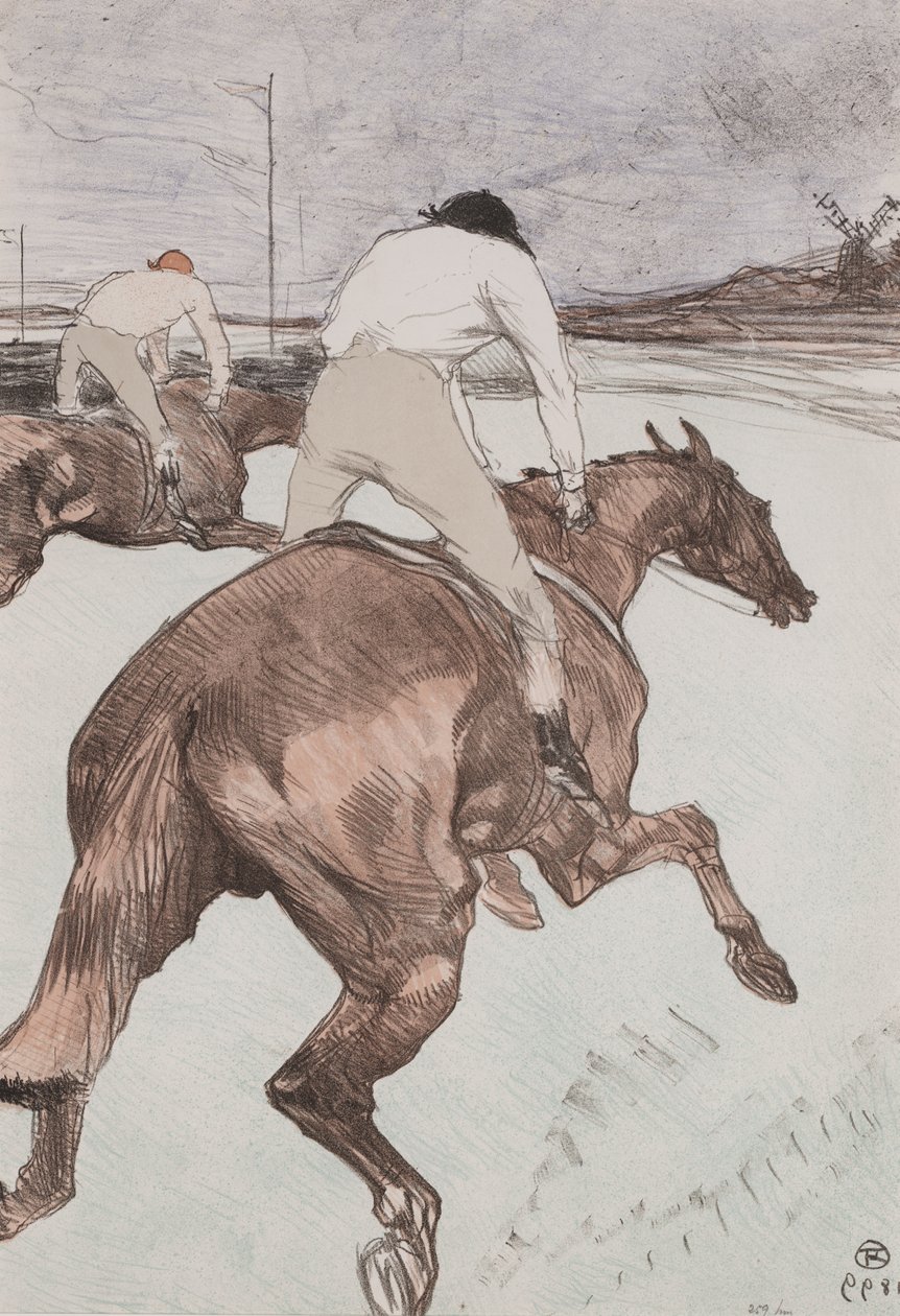 Jockey tekijältä Henri de Toulouse Lautrec