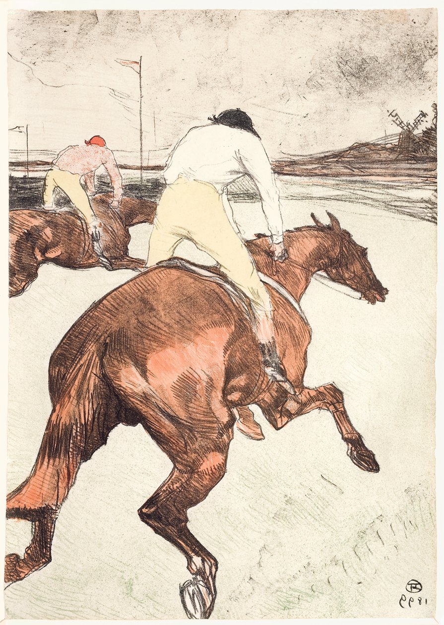 Jockey tekijältä Henri de Toulouse Lautrec