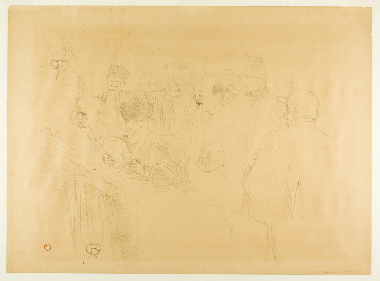 Lebaudyn oikeudenkäynti, Mademoiselle Marsy todistaa tekijältä Henri de Toulouse-Lautrec