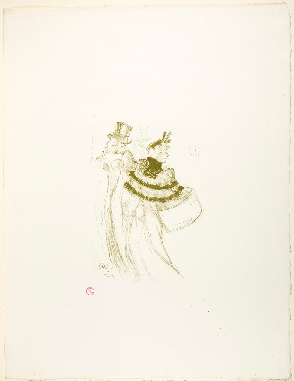 aVanhat herrat tekijältä Henri de Toulouse-Lautrec