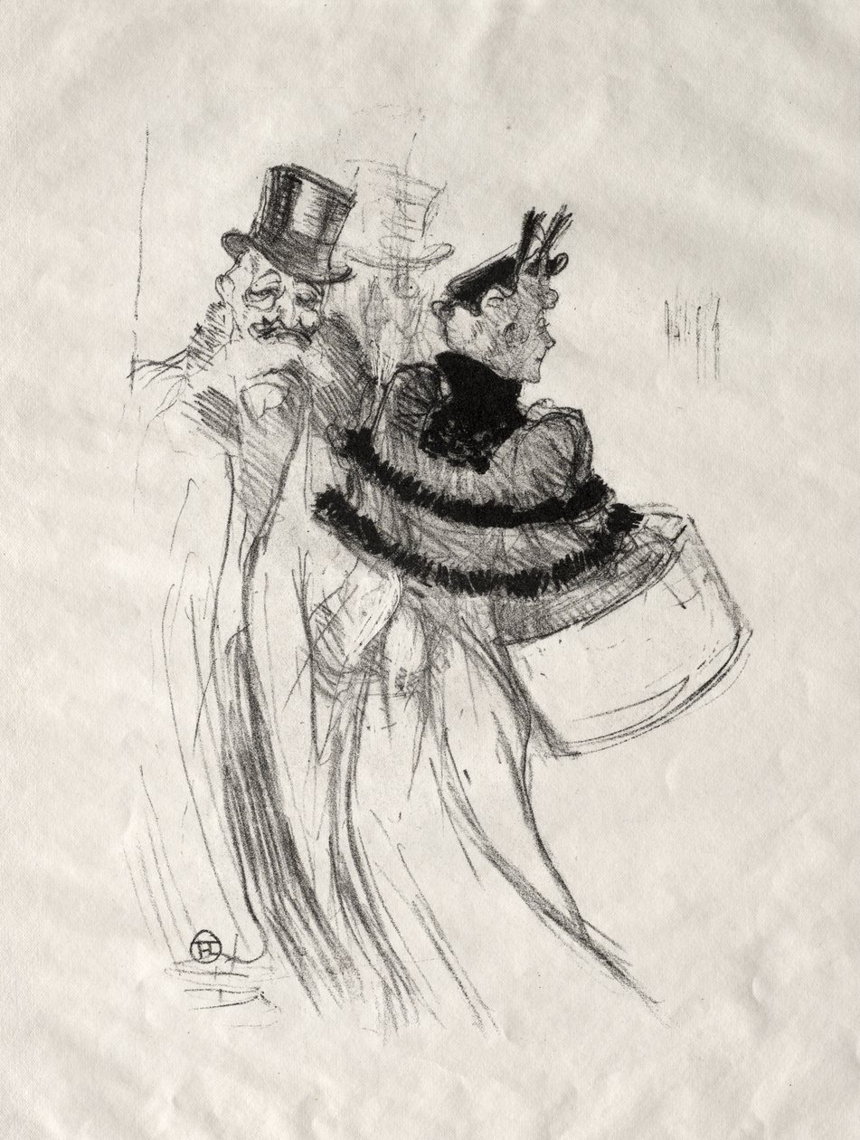 Vanhat herrat tekijältä Henri de Toulouse-Lautrec