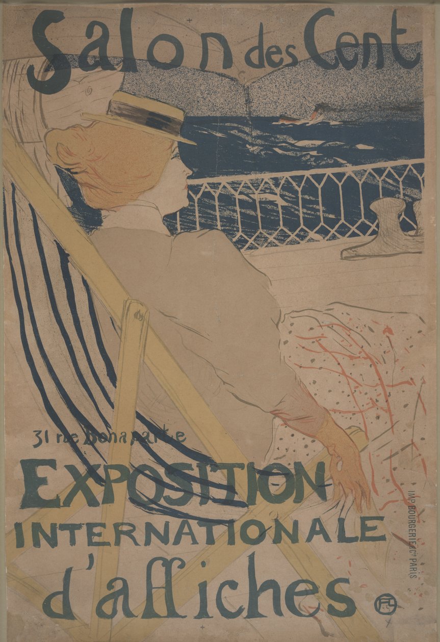 Matkustaja hytissä 54 tekijältä Henri de Toulouse Lautrec