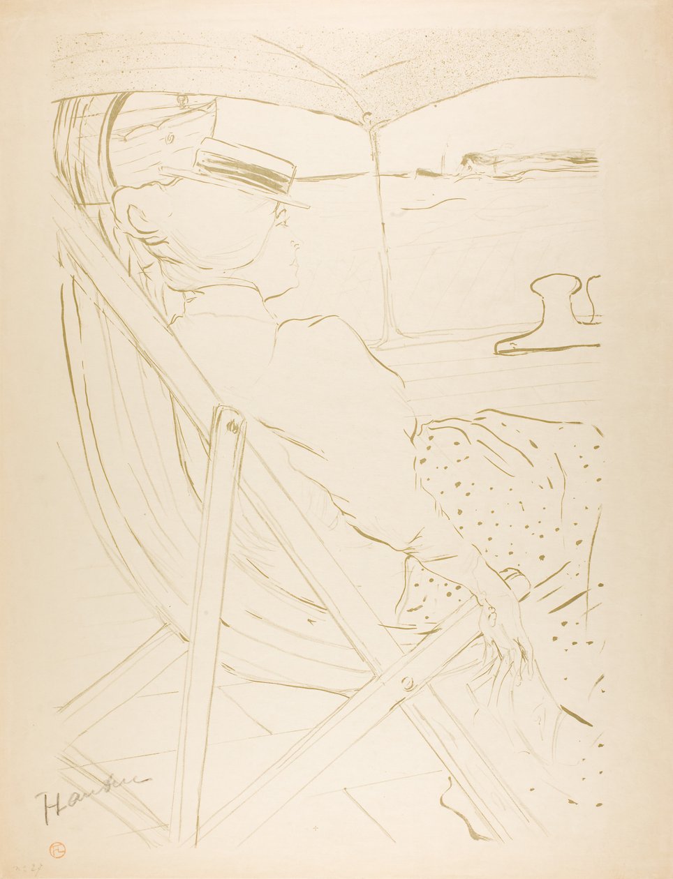 Matkustaja hytissä 54, risteily tekijältä Henri de Toulouse Lautrec